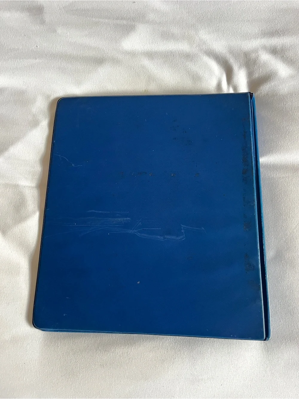 USPS Commemorative Stamp Club 3 Ring Binder Blue Vintage Postal Album 11.5x10